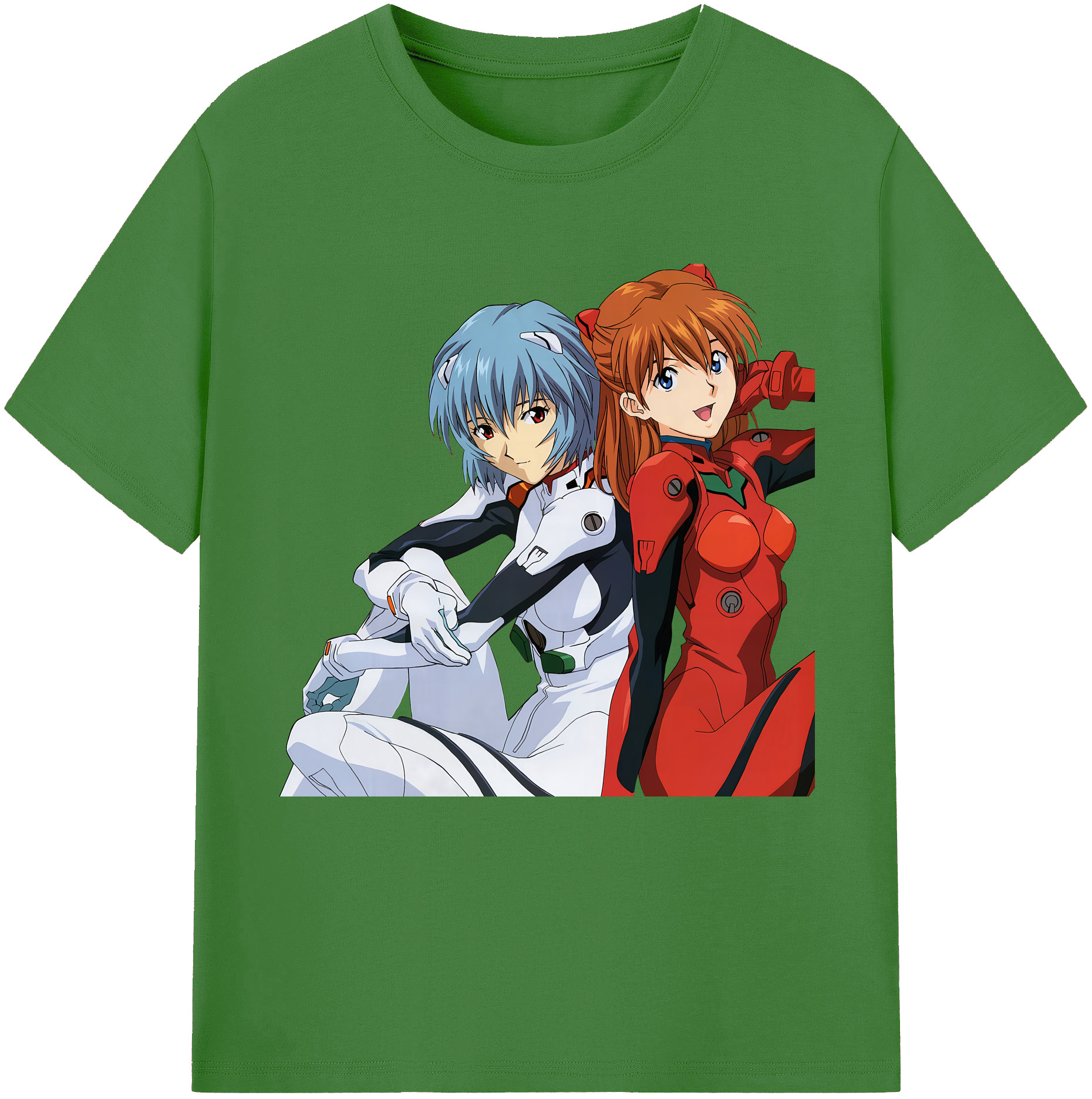 （画像用） EVA 新世紀エヴァンゲリオン レディースカジュアルプリントTシャツ（綿100％）